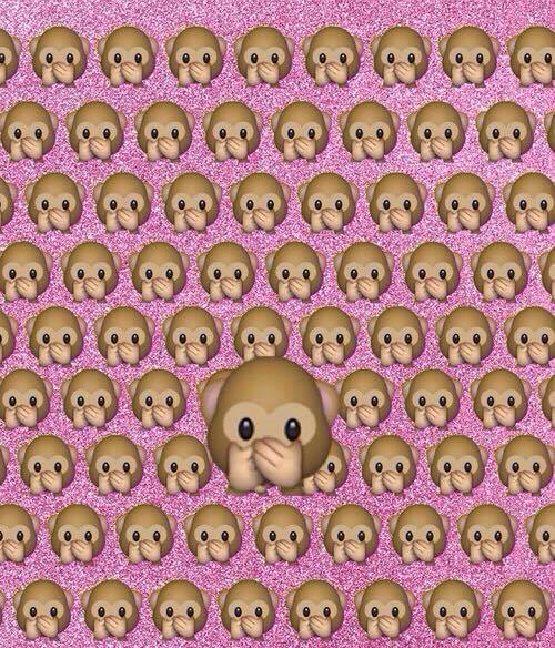 Monkey Emoji  Wallpaper  WallpaperSafari