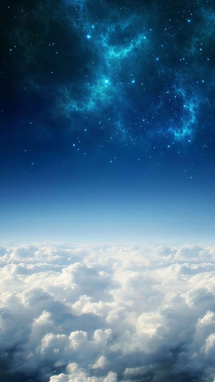 Interstellar Space Dust Cloud Ripples iPhone Wallpaper