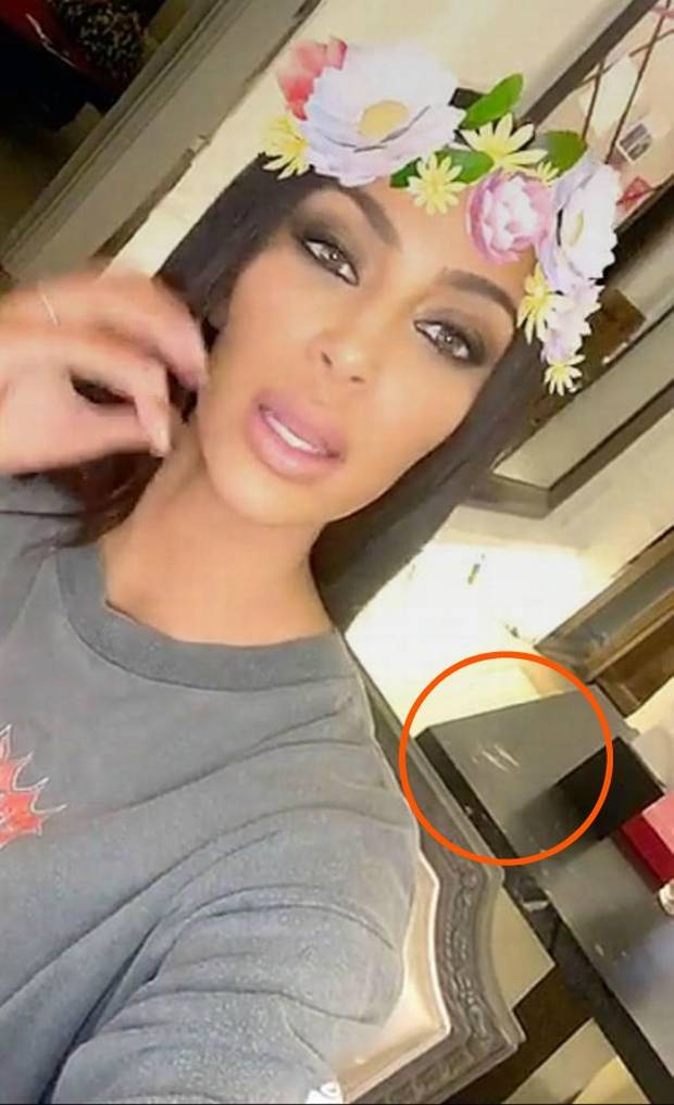 Kim Kardashian Explains Suspicious White Powder Spotted In
