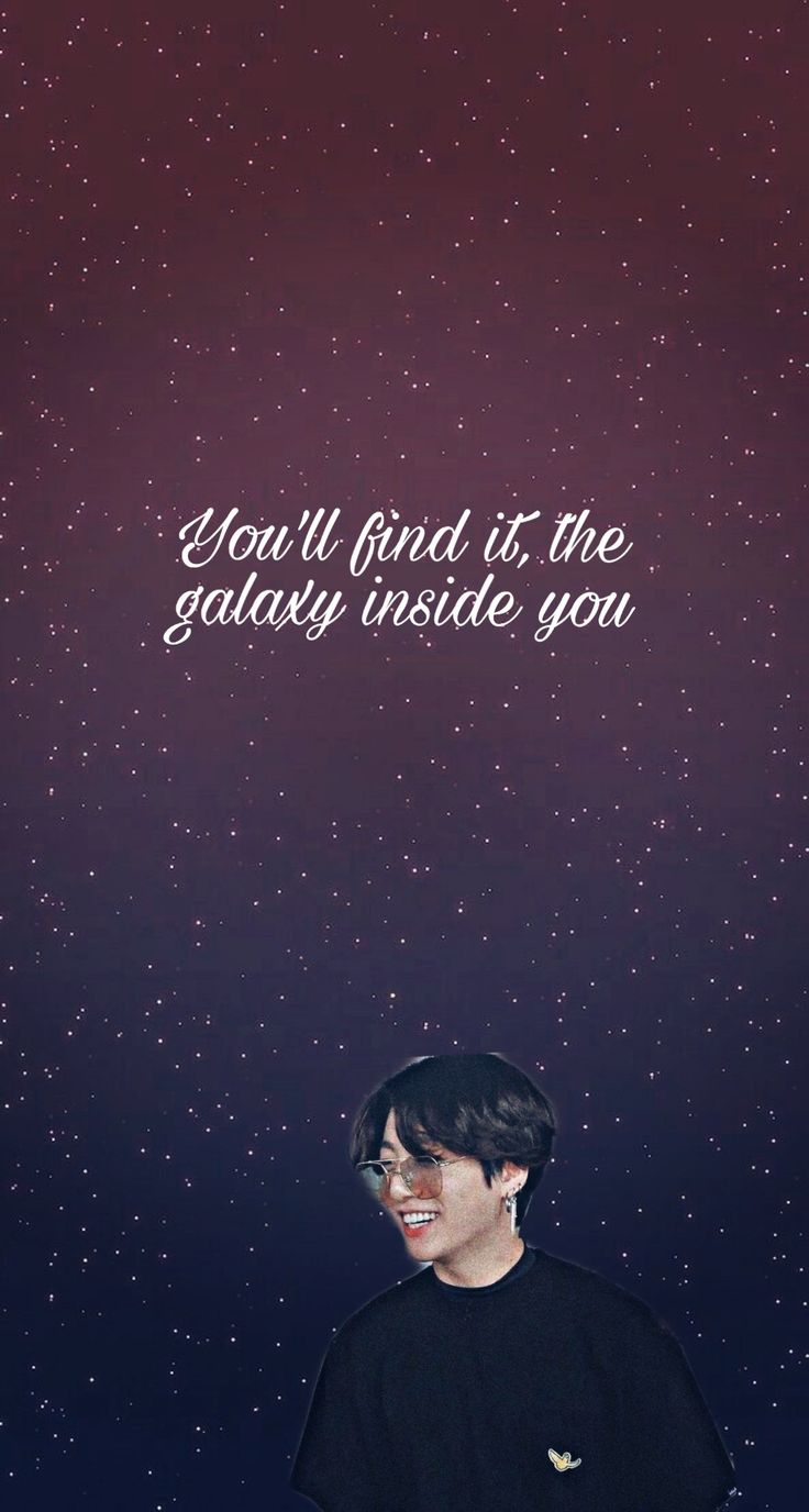 Bts aesthetic galaxy wallpaper Bts lyrics quotes Bts song
