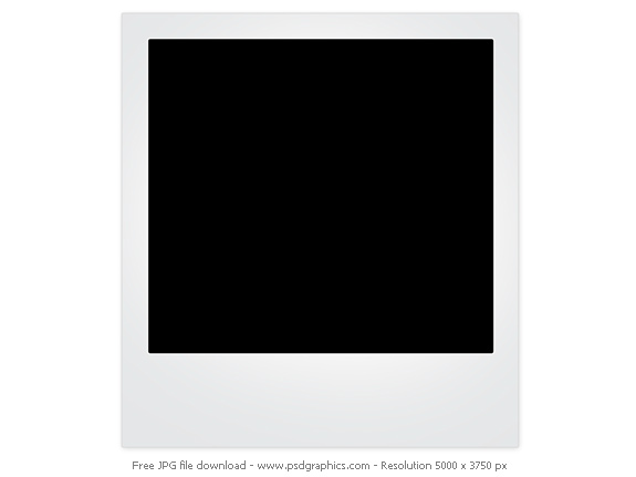 Blank Polaroid Frame Background Psdgraphics