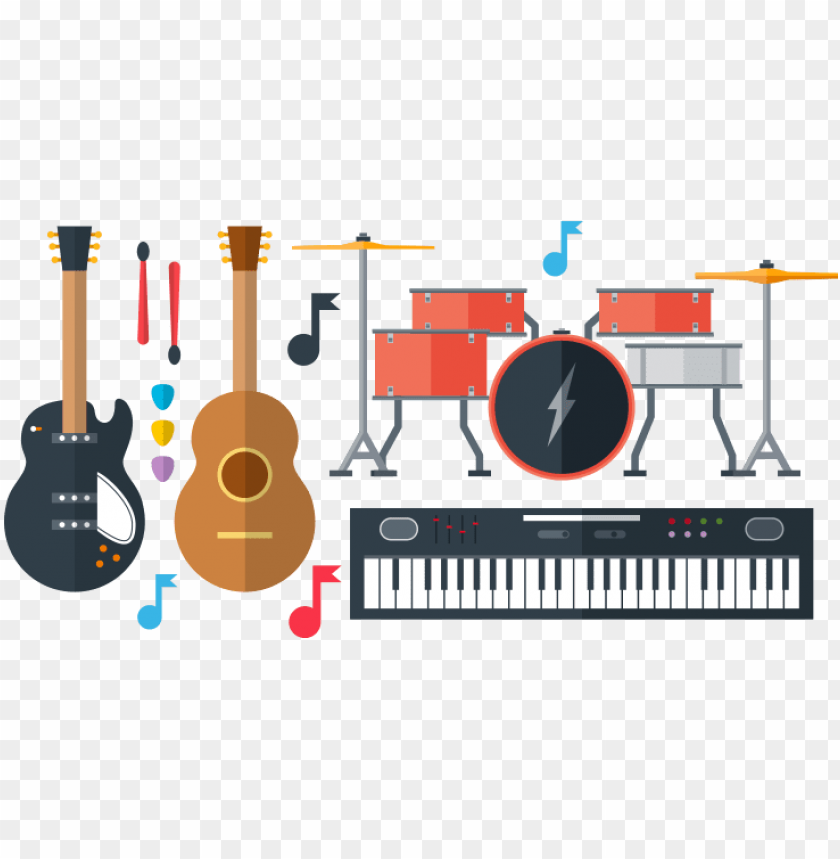 Music Instruments Vector Pack Png Graphic Cave