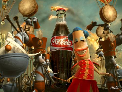 Coca Cola Freaky Party Desktop Wallpaper Hq Photo Image
