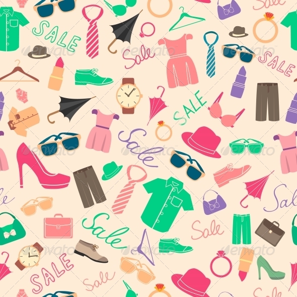 Free download Fashion and Clothes Accessories Seamless Pattern