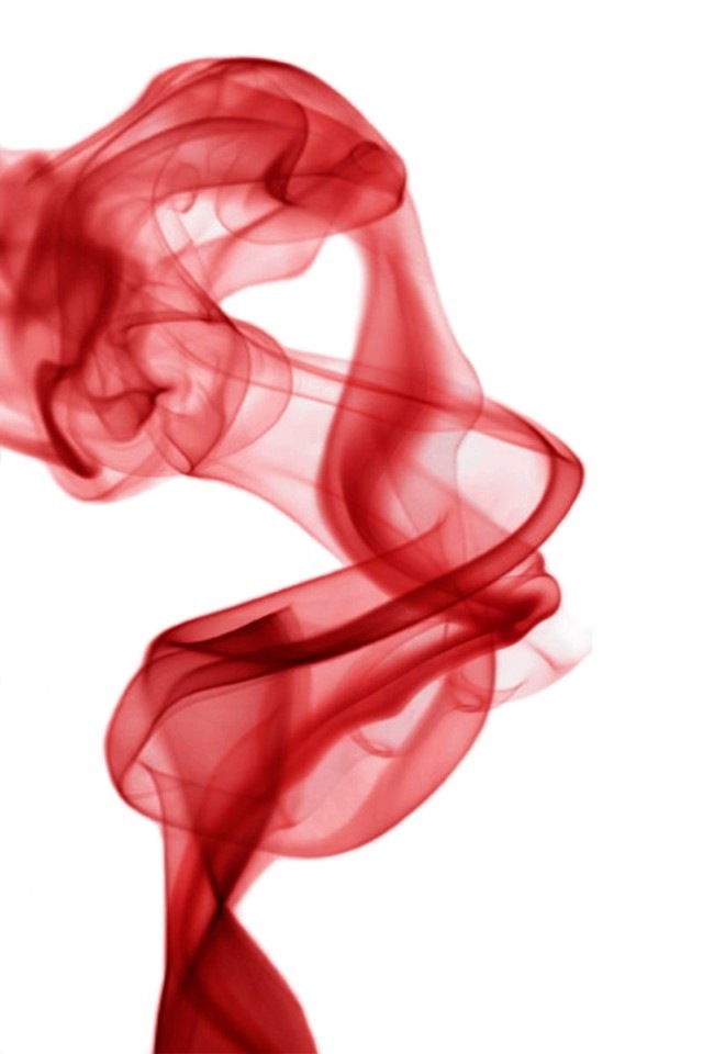 Red Smoke iPhone HD Wallpaper