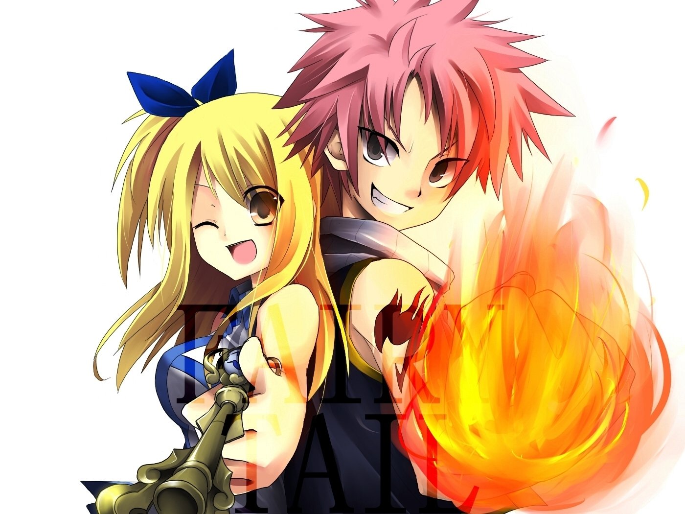 Natsu Dragneel images Lucy and Natsu wallpaper photos 19374099 1400x1050