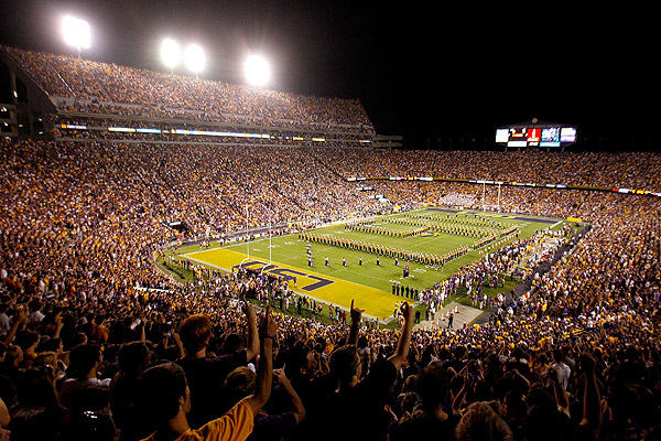 Getty Image Night Games At Lsu Enjoy A Special Atmosphere