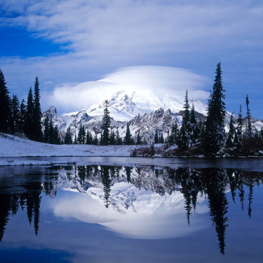 Winter Scenery iPad Wallpaper