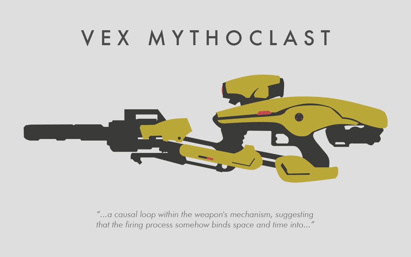 minimalistic weapon photos of some of our favorite weapons in Destiny