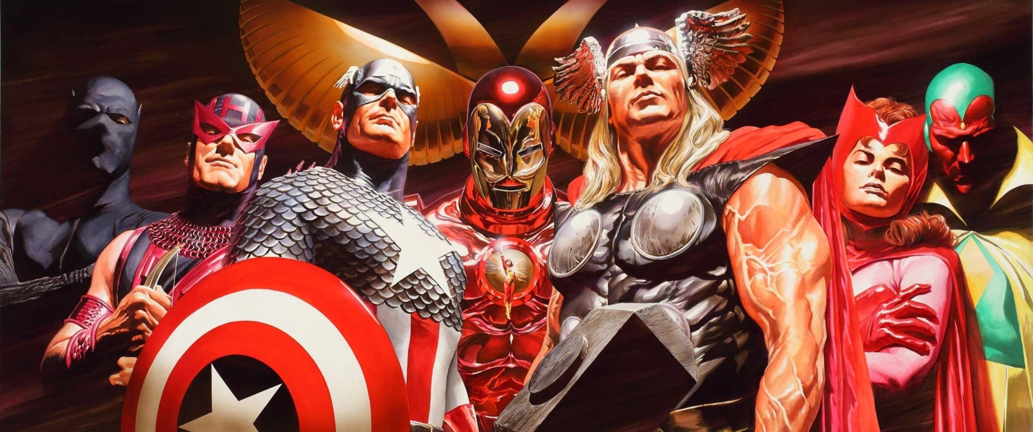 Avengers Assemble By Alex Ross R Widescreenwallpaper