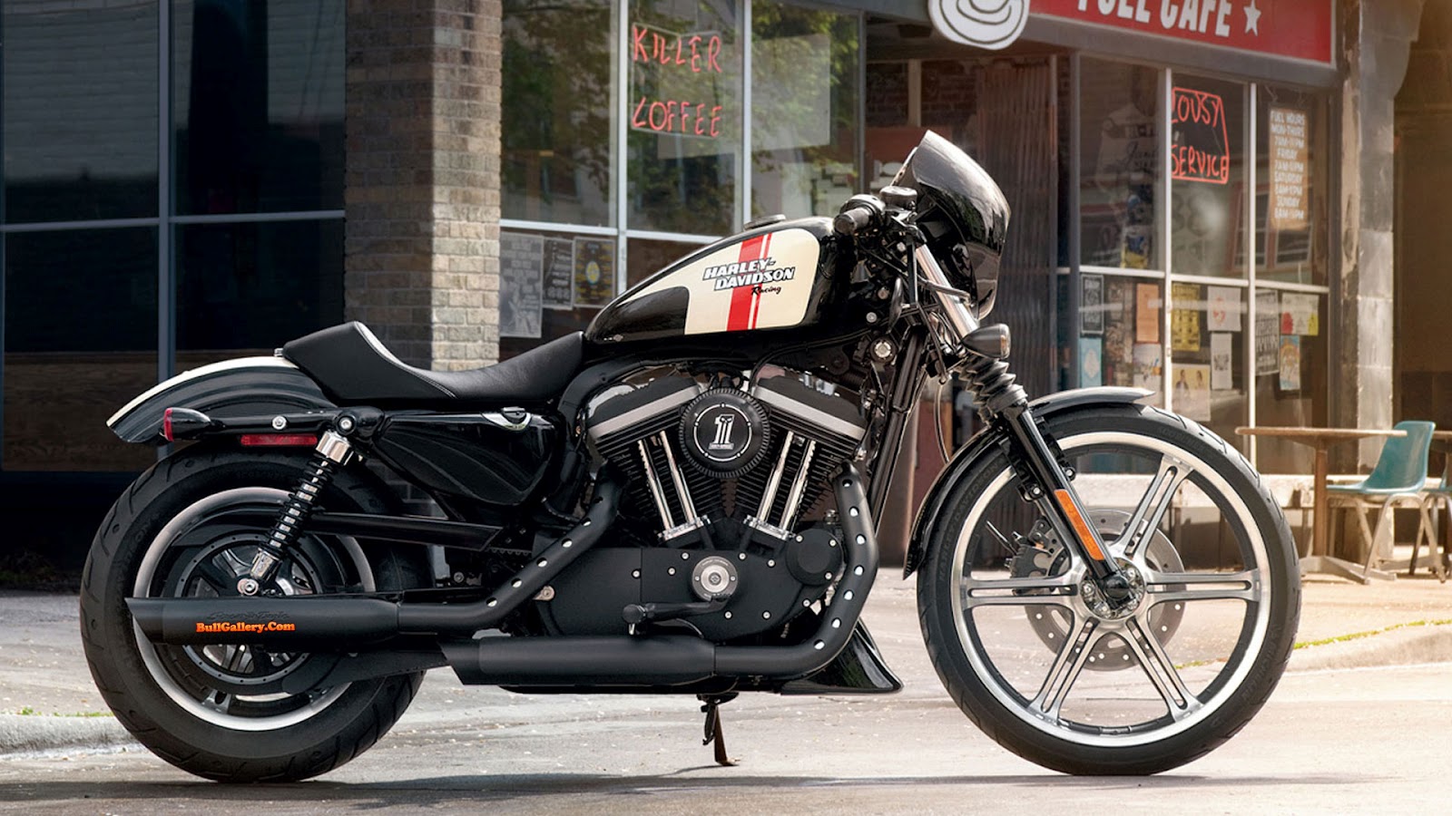 Iron Biker Wallpaper Harley Davidson Xl883n