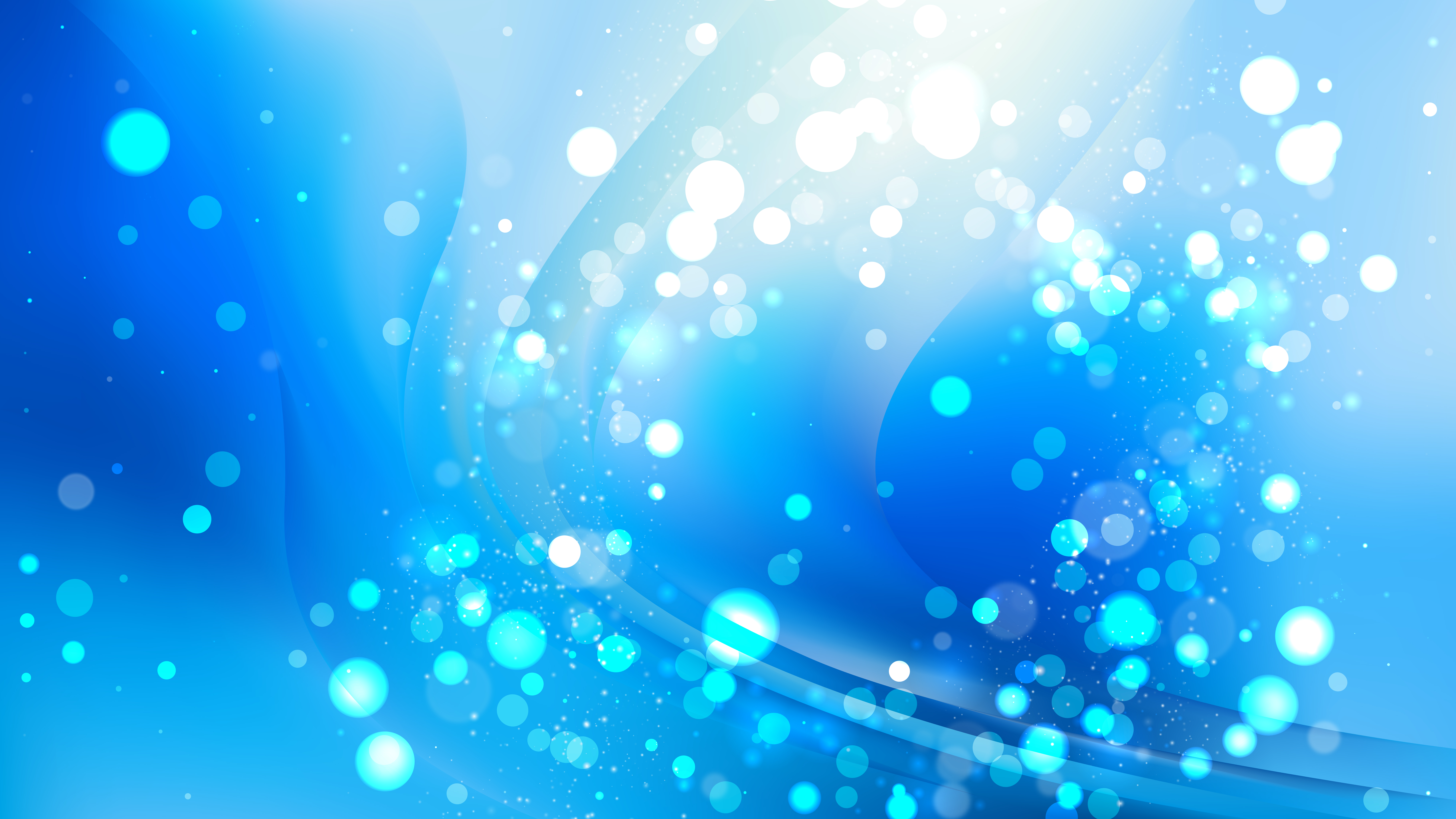 Abstract Blue And White Defocused Background Vector