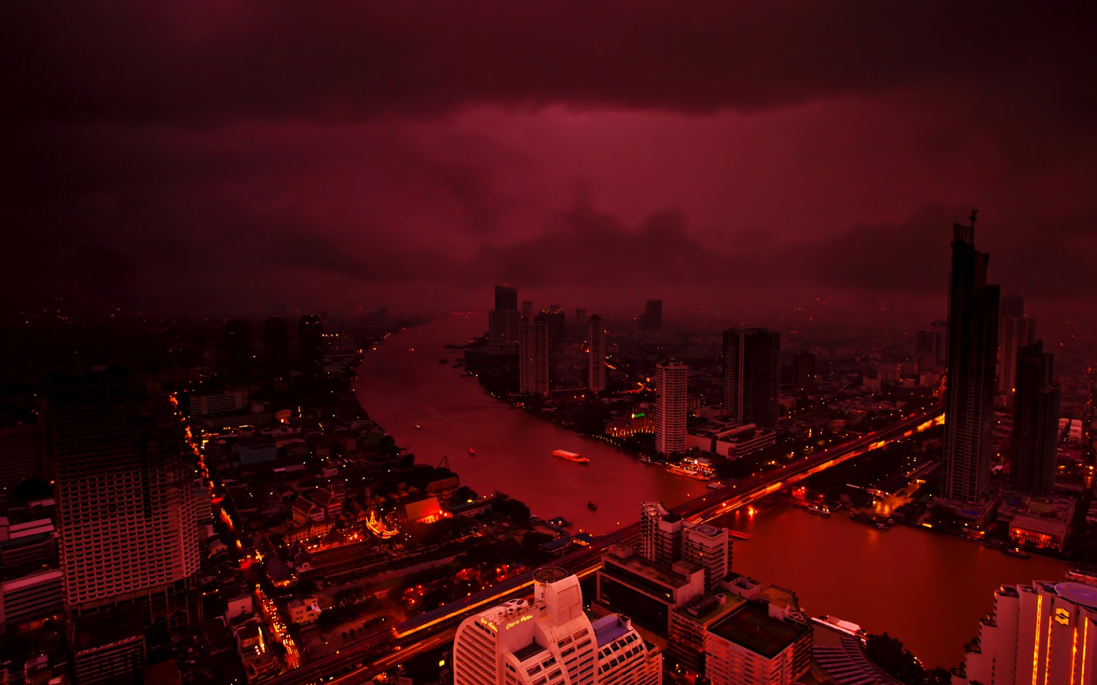 Bangkok Cityscapes Photograpy HD Wallpaper