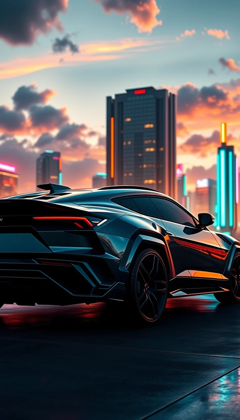 Lamborghini Urus Phone Wallpaper
