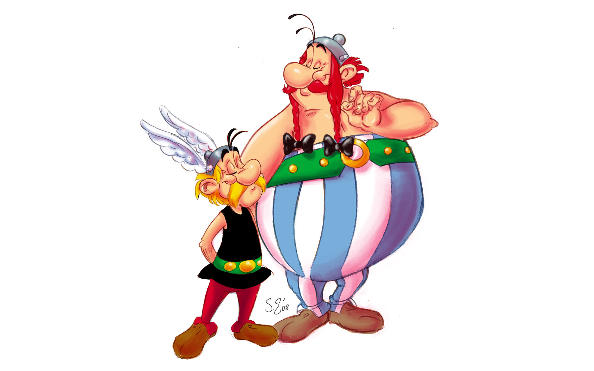 Cartoons Wallpaper Asterix And Obelix