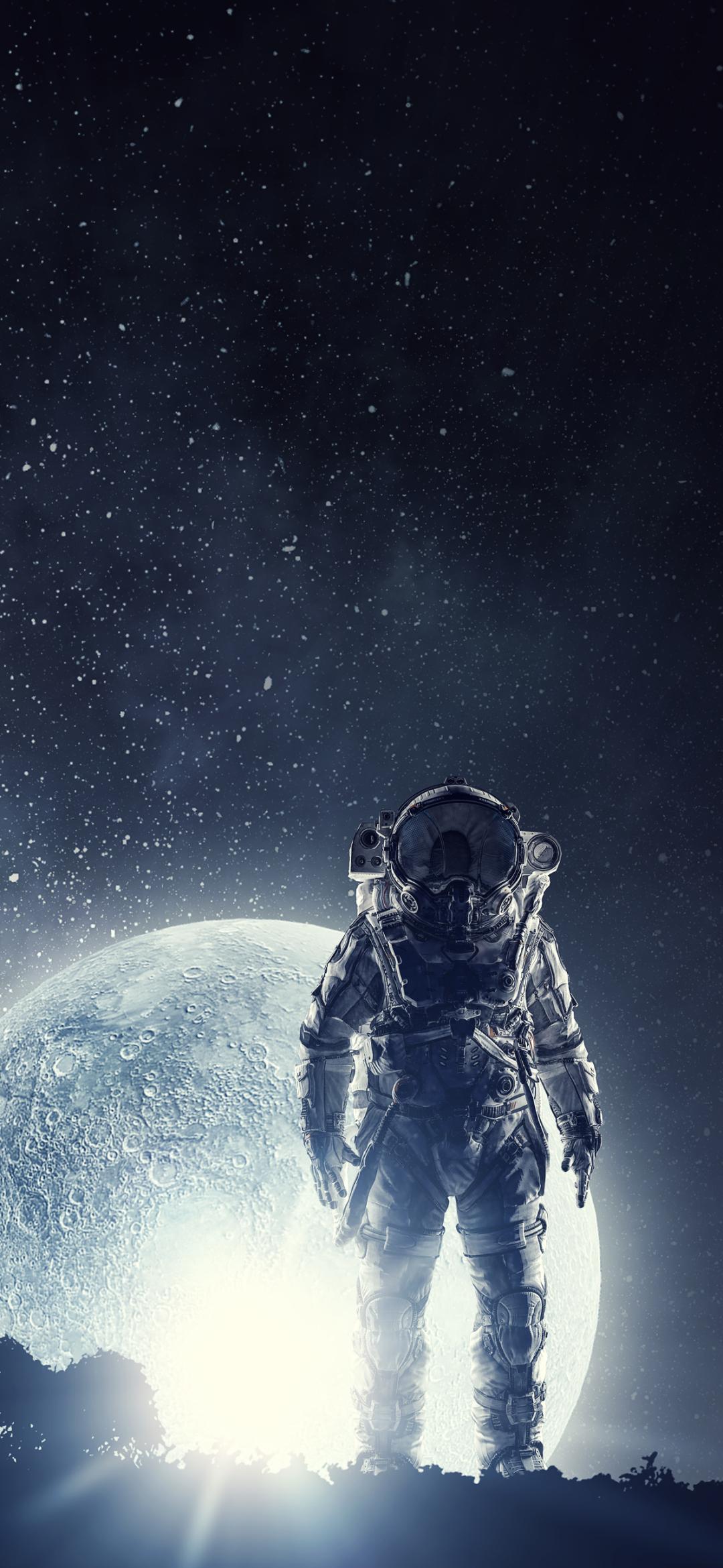 Sci Fi Astronaut Phone Wallpaper   Mobile Abyss
