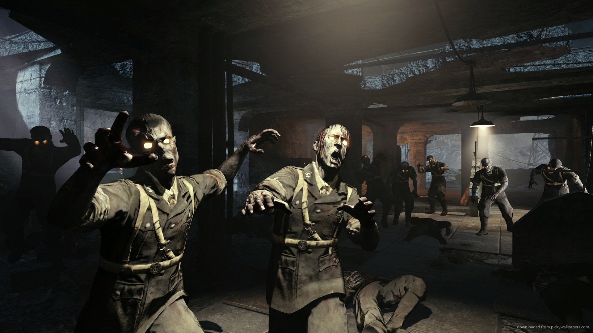 Call of Duty Black Ops Zombies Mode Game Wallpaper