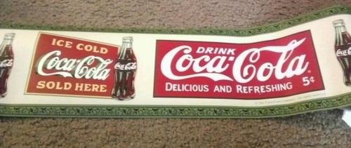 Coca Cola Wallpaper Border Rolls New Sealed Ft Total