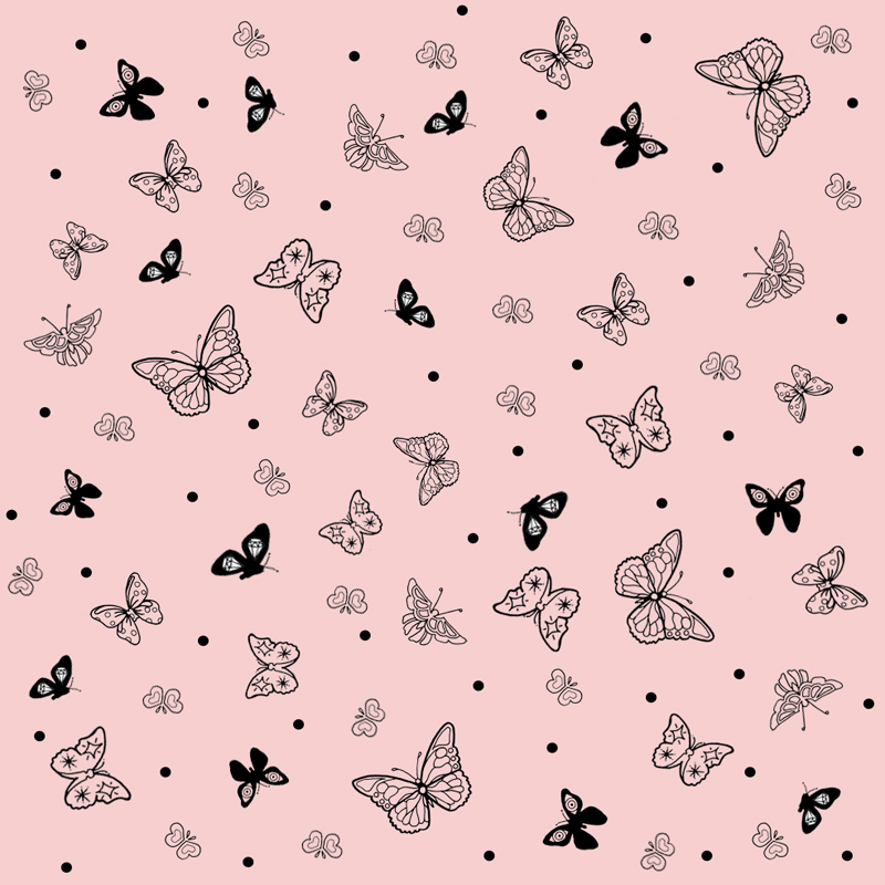 Cute Butterfly Wallpaper Pink