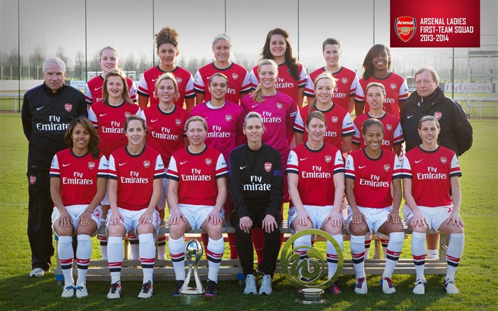 Arsenal Ladies Squad HD Wallpaper