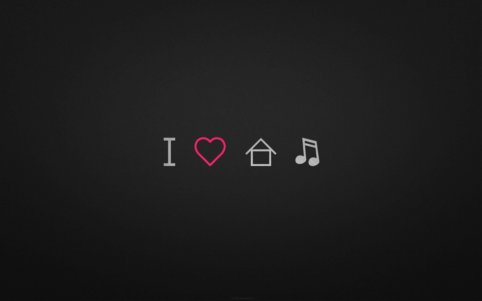 File Name I Love Music Logo Wallpaper HD