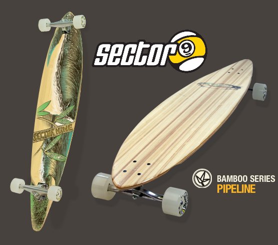 Pin Sector Longboard Skateboard