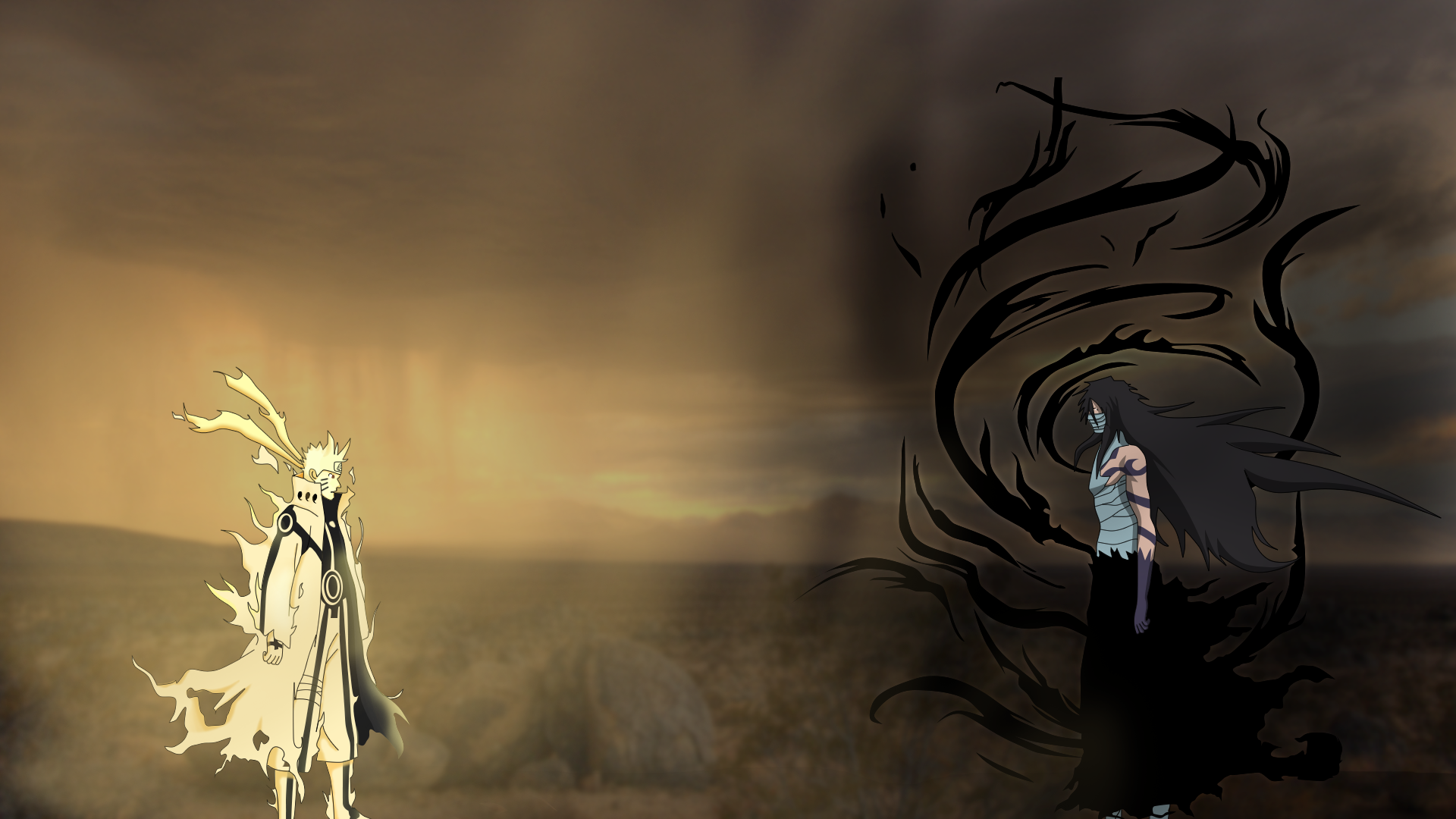 Ichigo Vs Naruto Full HD Wallpaper And Background