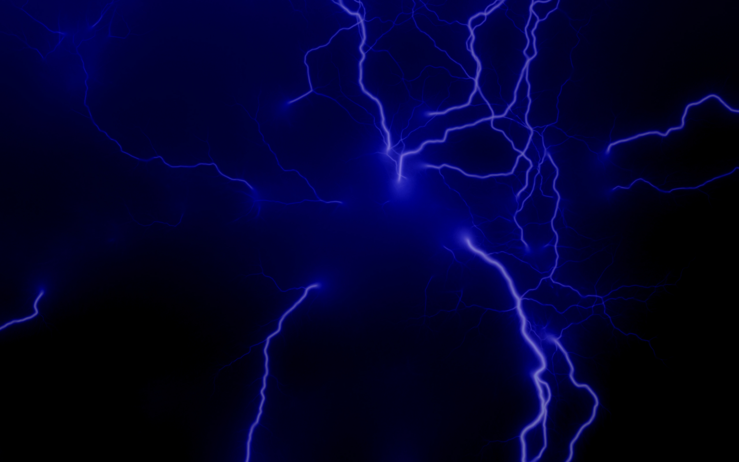 Blue Thunder Background Abstract Wallpaper
