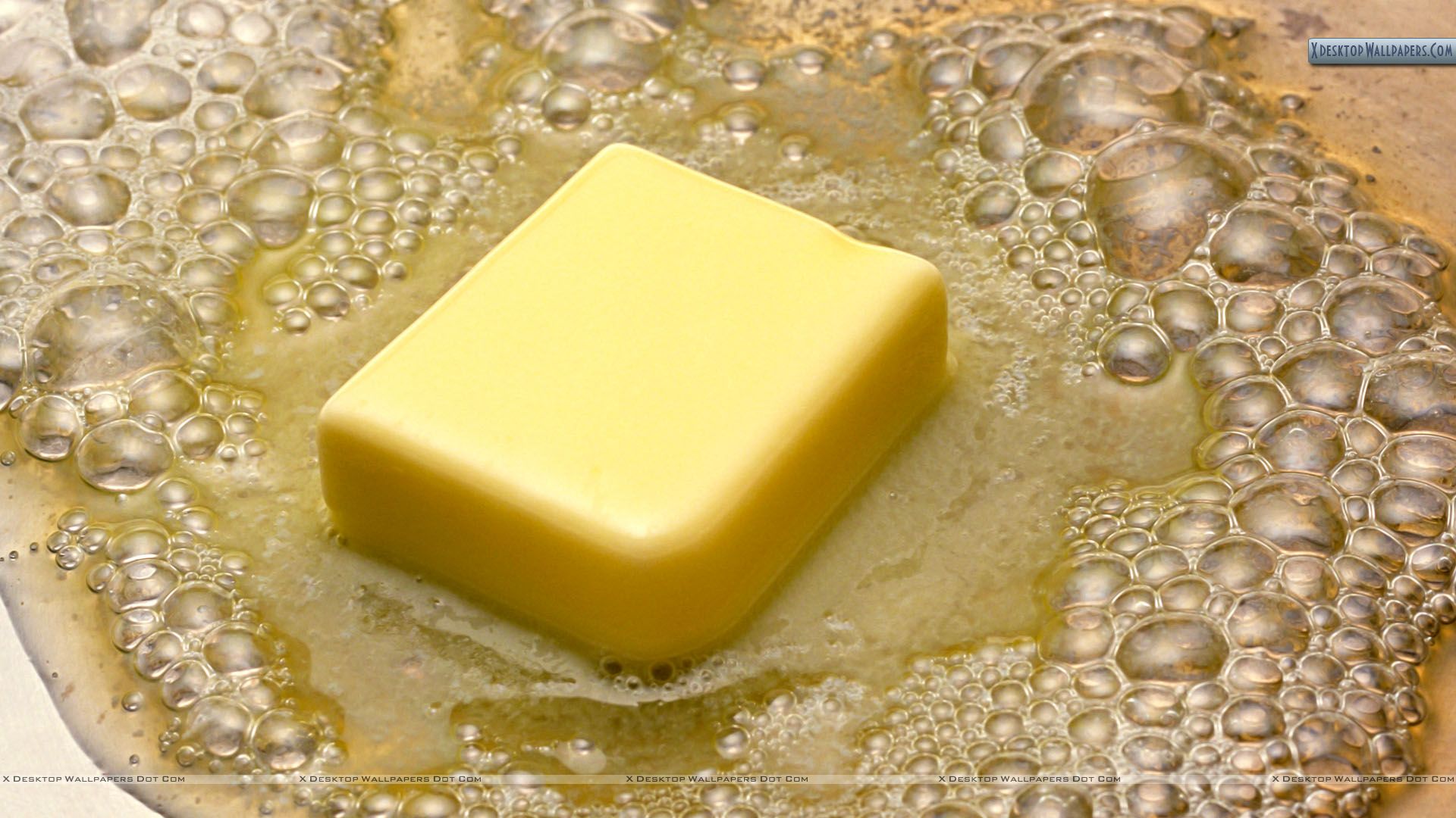 Butter Melting In Bowl Wallpaper