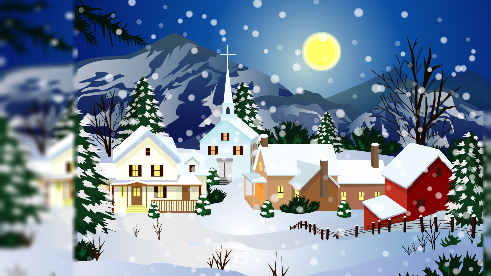 Animated Christmas Wallpaper Background Thecannonball Org