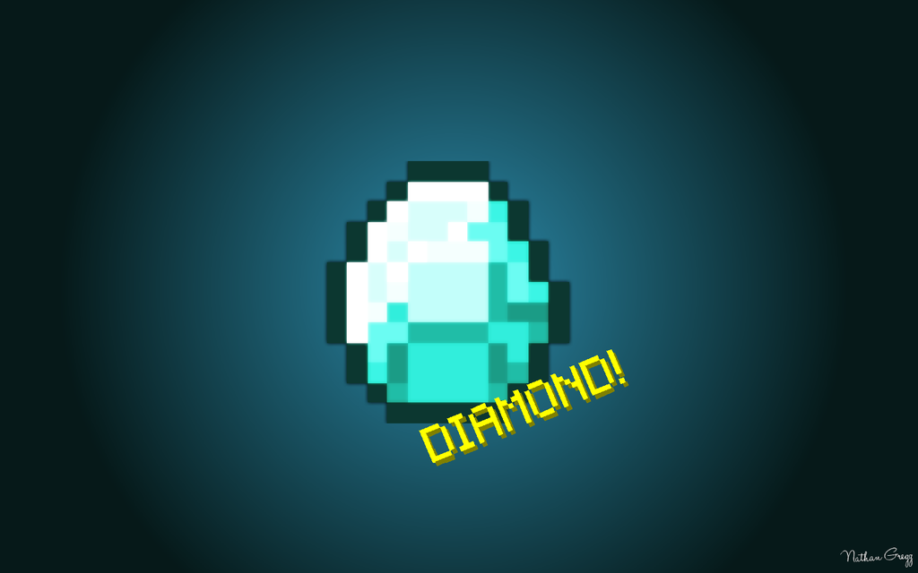 Minecraft Diamond Background By Nlgregg
