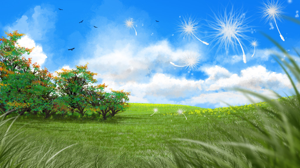 Large Spring Desktop Background Landscapes Nature