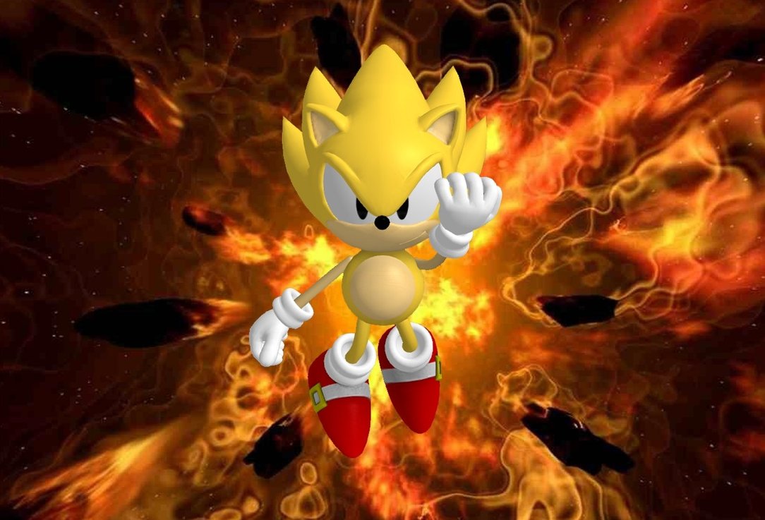 Classic Super Sonic wallpaper by SOLIDCAL on