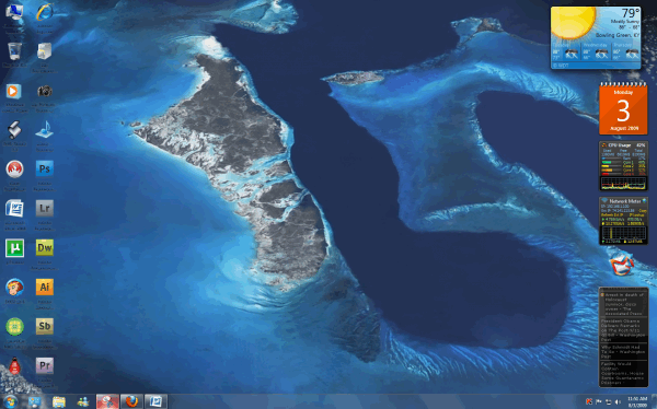 Is 720p Pla Earth Shallow Seas As The Desktop Background