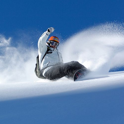 HD Snowboard Hill Slide Wallpaper