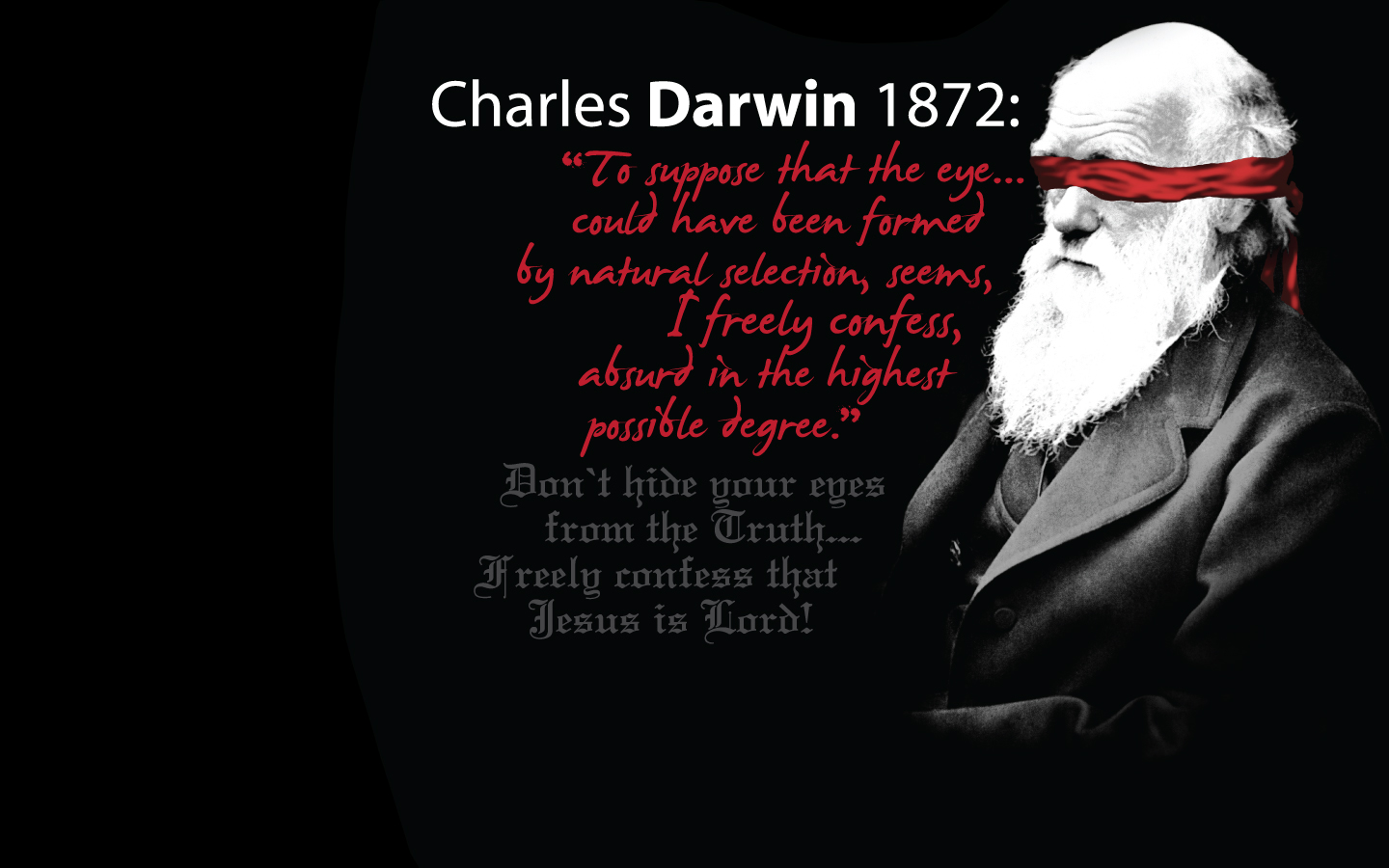 Darwin was Wrong Wallpaper   Christian Wallpapers and Backgrounds