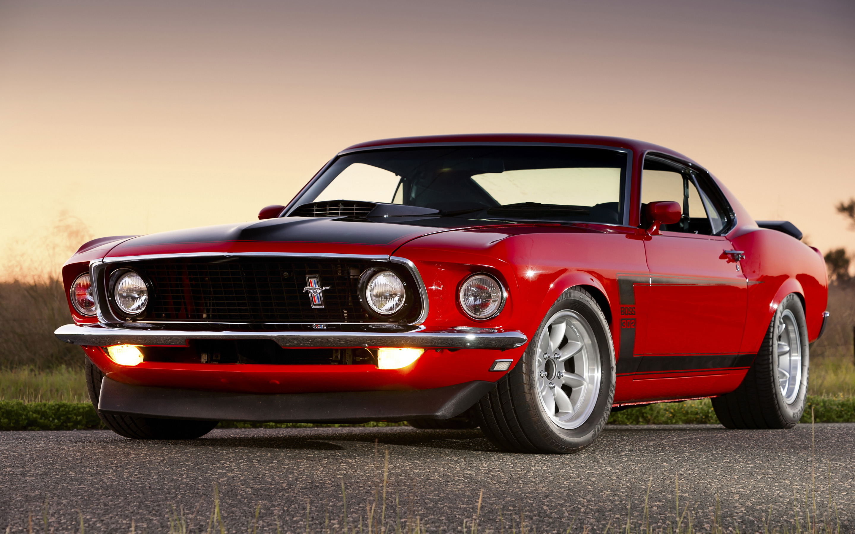 Ford Mustang Boss Classic Car HD Desktop Wallpaper Widescreen