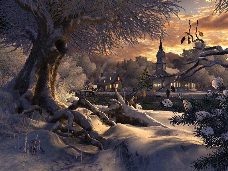 Winter Wonderland 3d Screensaver And Animated Wallpaper
