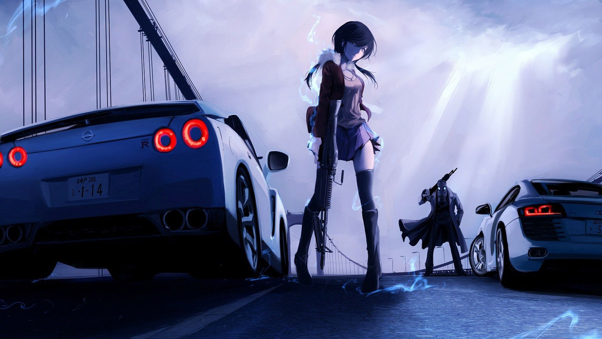 1280x2120 Anime Girls Car Chase 4k iPhone 6+ HD 4k Wallpapers, Images,  Backgrounds, Photos and Pictures