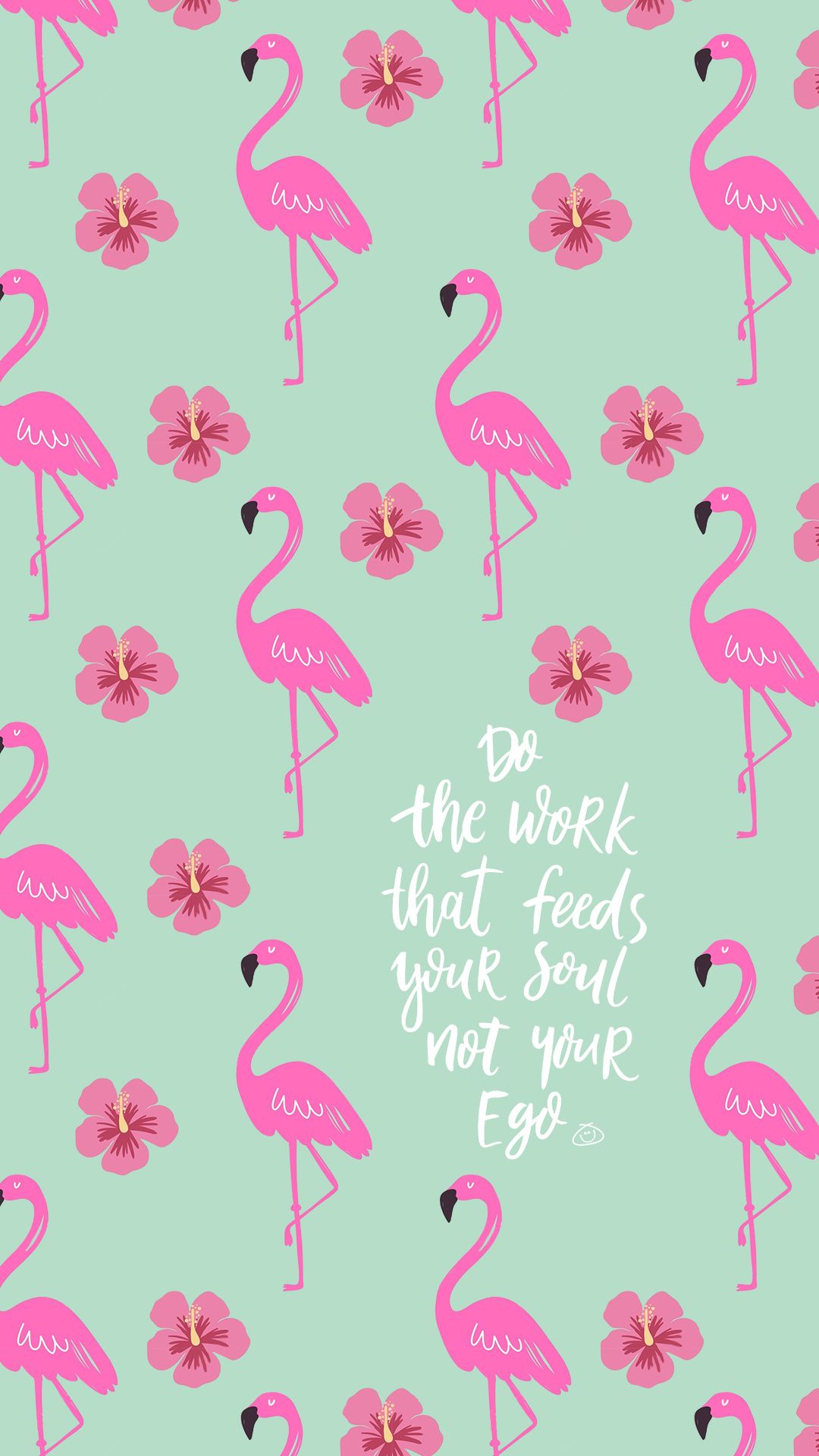 Colorfulzone Flamingo Wallpaper Quotes iPhone