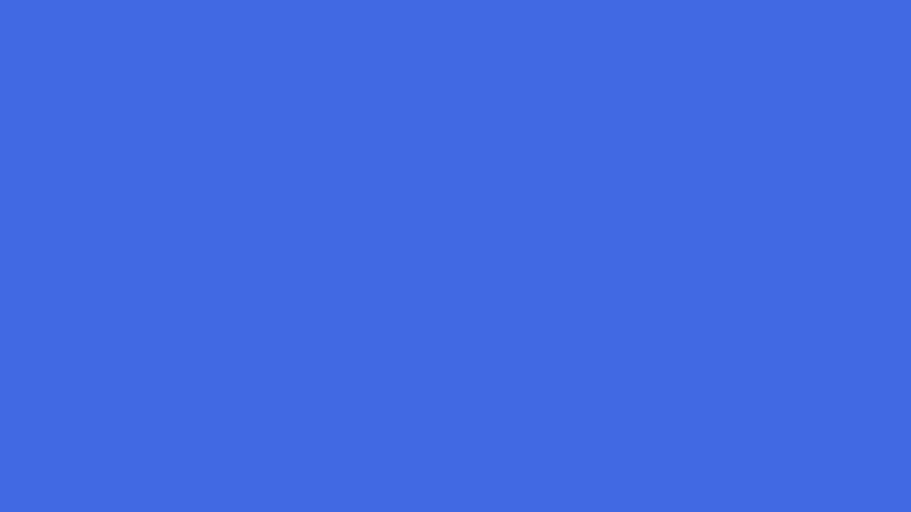 1280x720 Royal Blue Web Solid Color Background