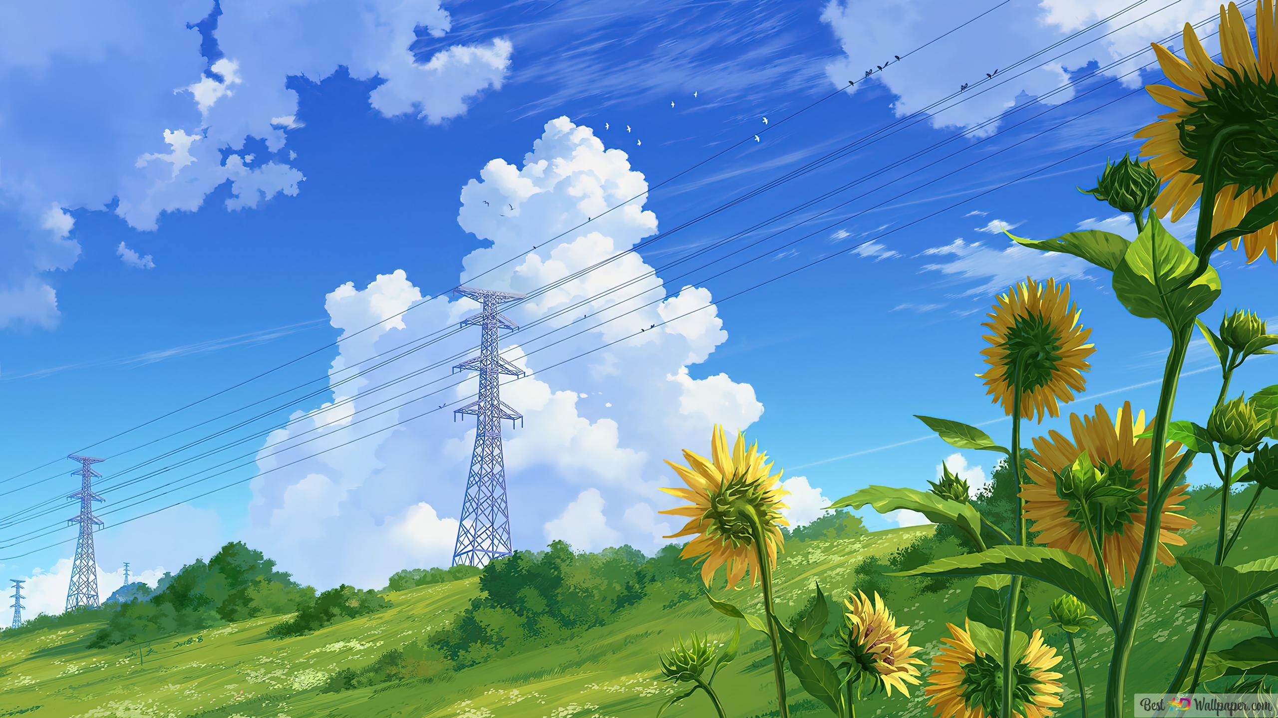 Anime Summer Season 4k Wallpaper