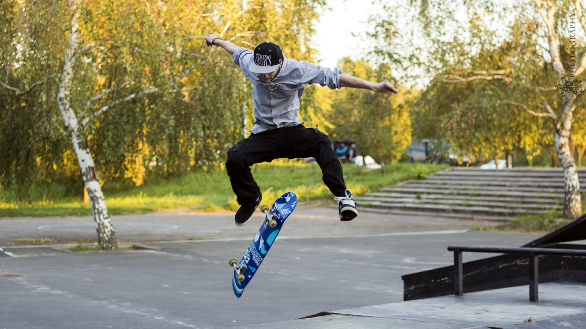 Girl Skateboards iPhone Wallpaper Blue Skateboard