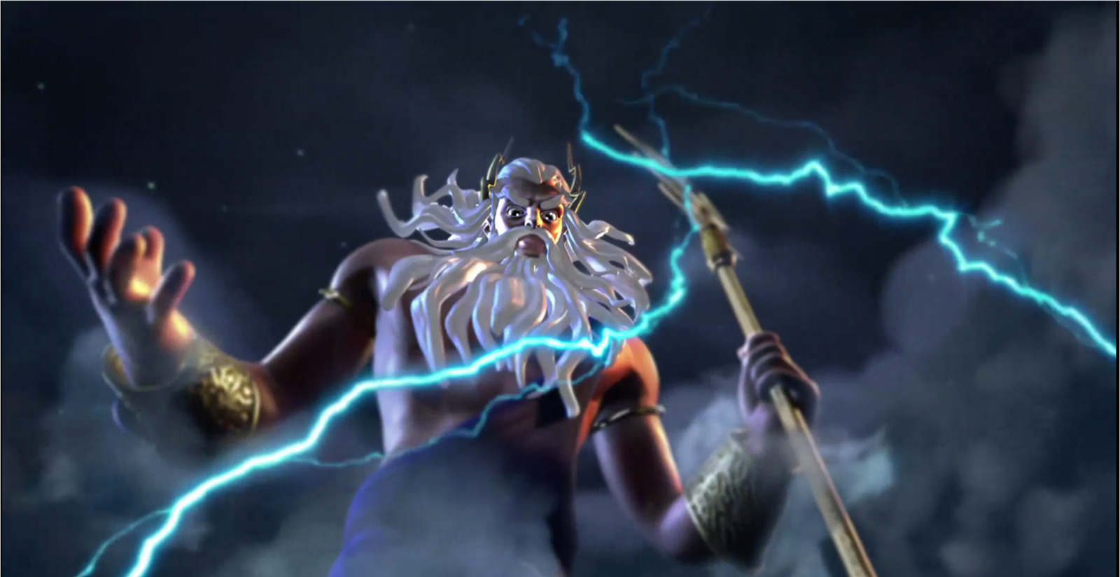 The Storm Lord Appears Grabs A Lightning Bolt