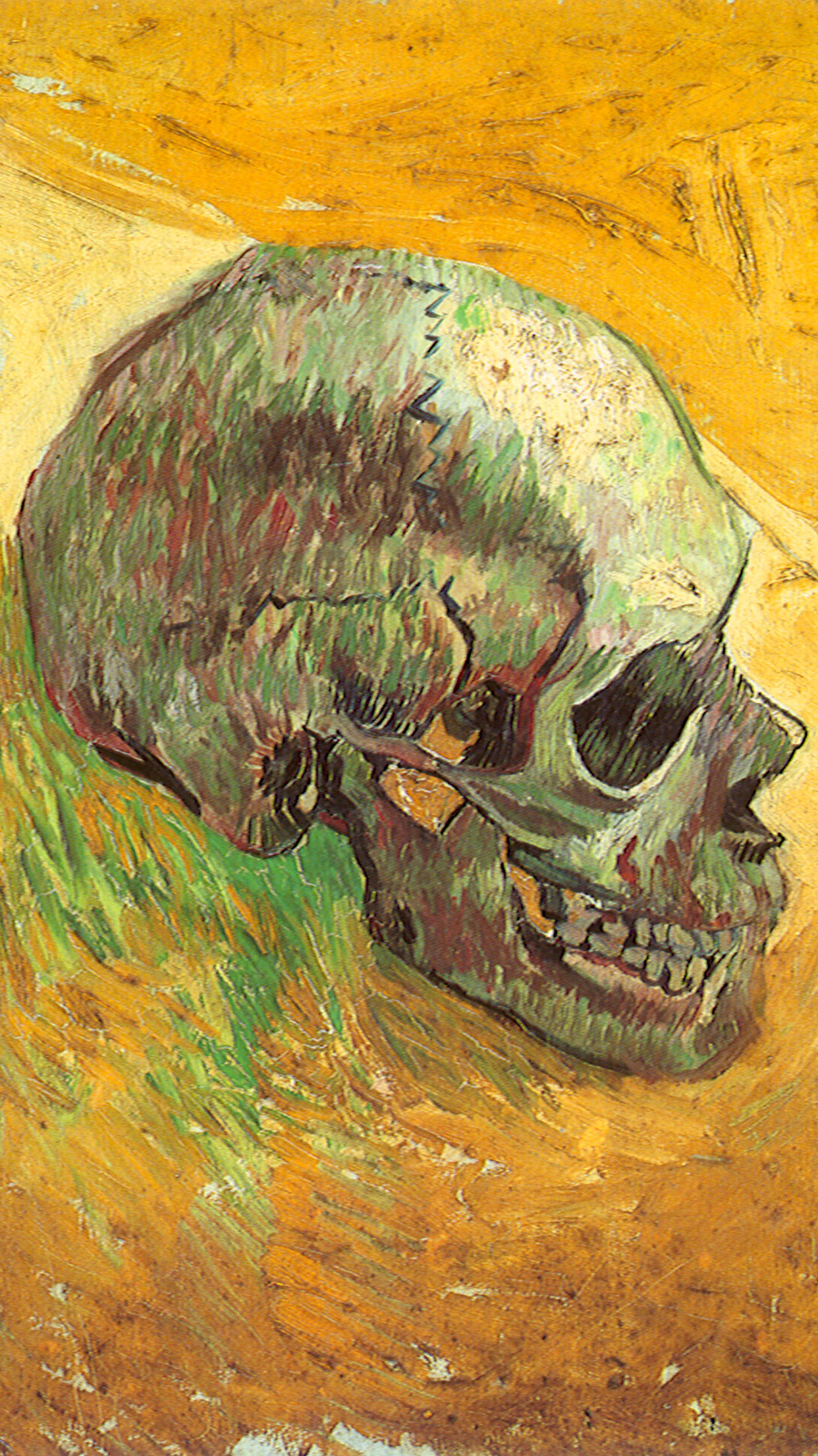 Van Gogh Skull