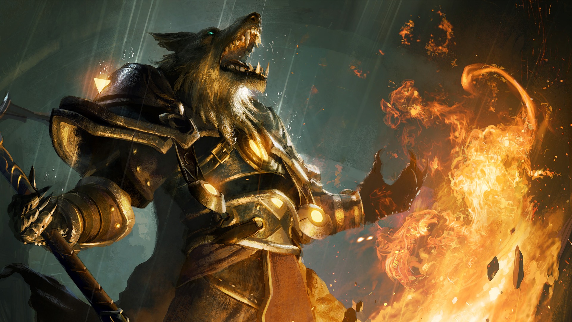 World Of Warcraft Cataclysm Worgen Desktop Background Wallpaper