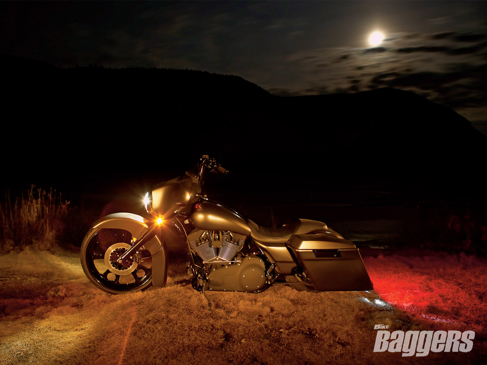 Harley Davidson Chopped Street Glide HD Wallpaper Background