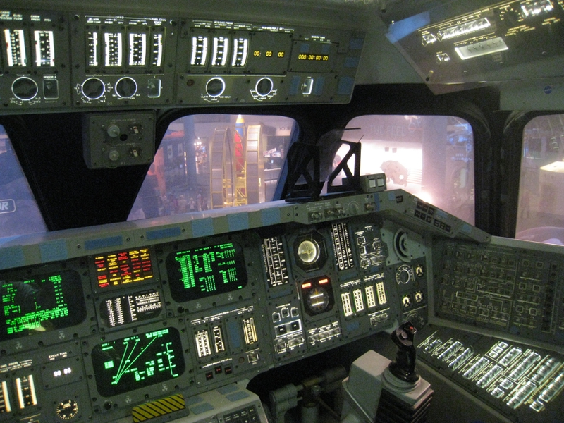 Space Shuttle Cockpit Mock Up Aircraft Other HD Desktop Wallpaper