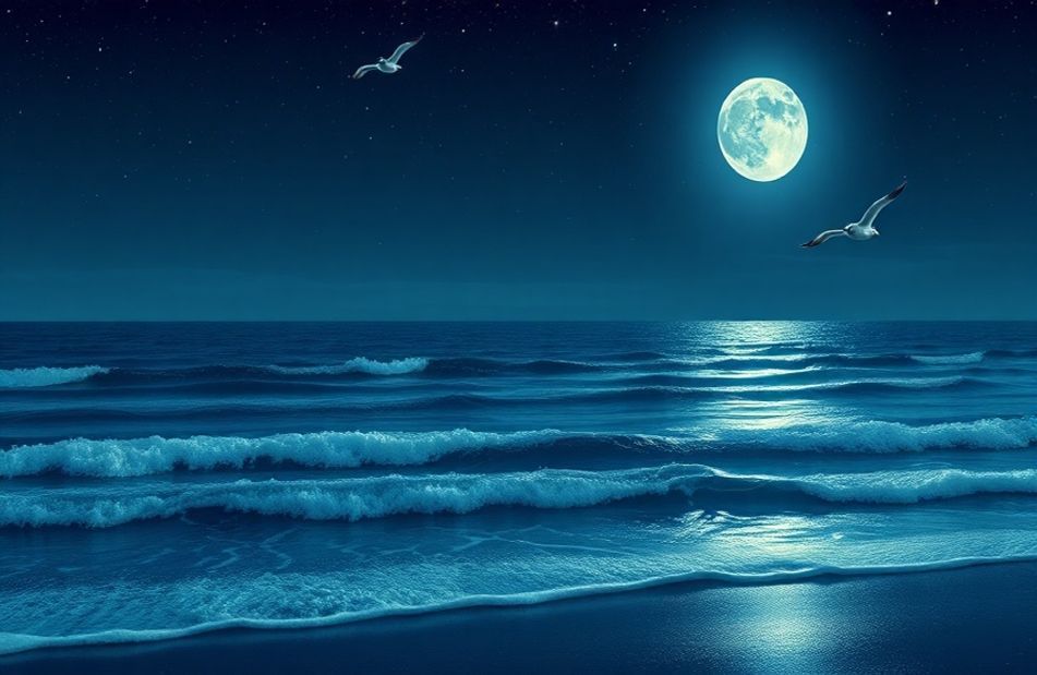 Night Ocean Wallpaper