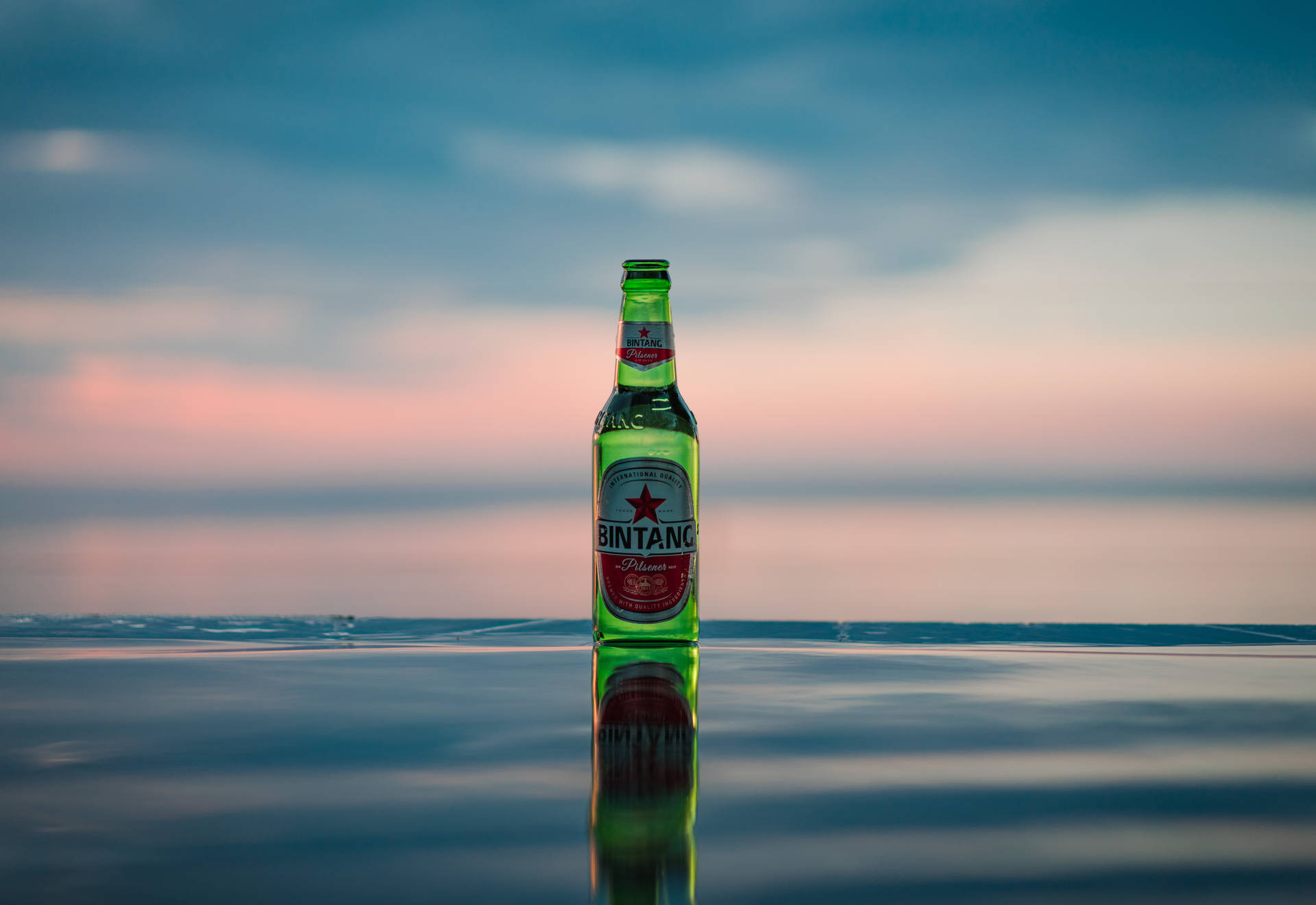 Beer Bottle Bintang Indonesian Wallpaper